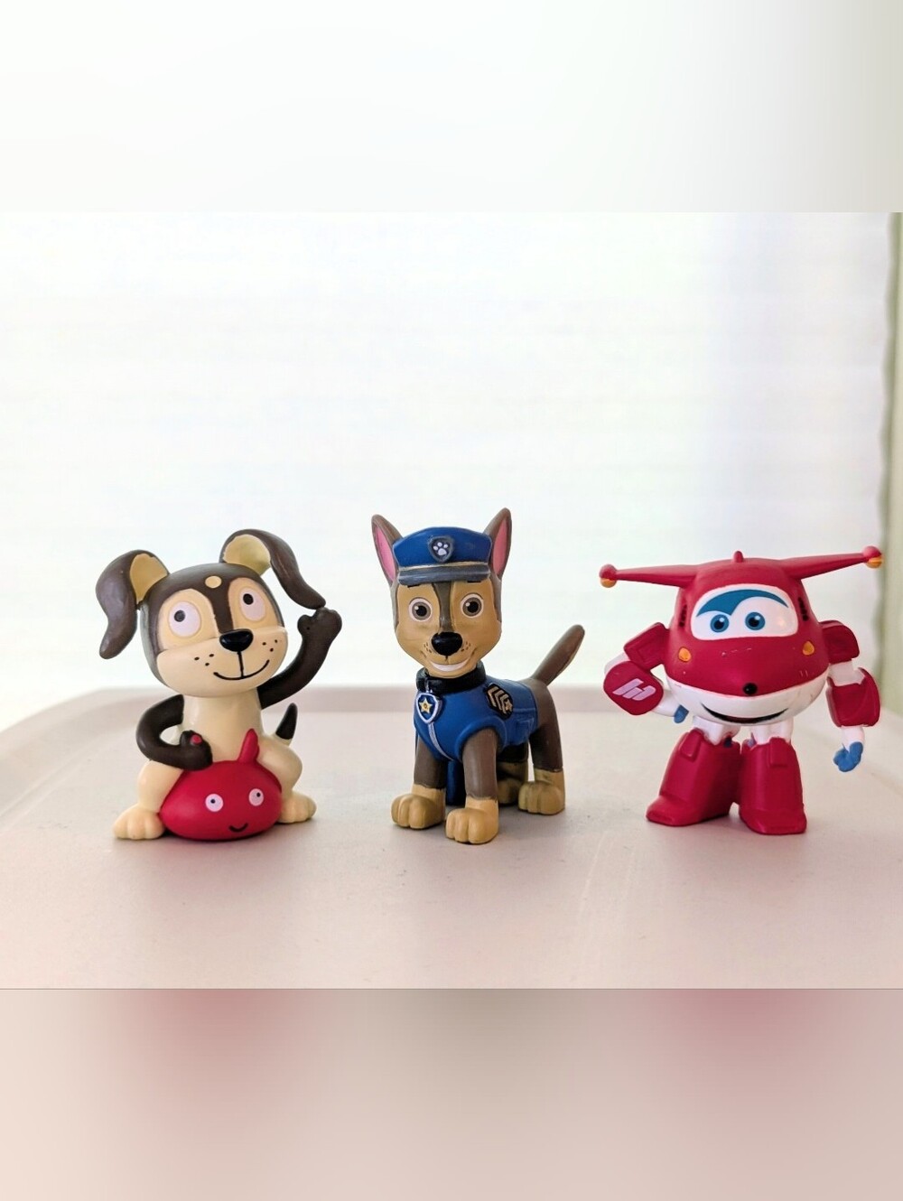 Tonies 3-Piece Set: PAW Patrol Chase, Super Wings Jett & Playful Pup Figure